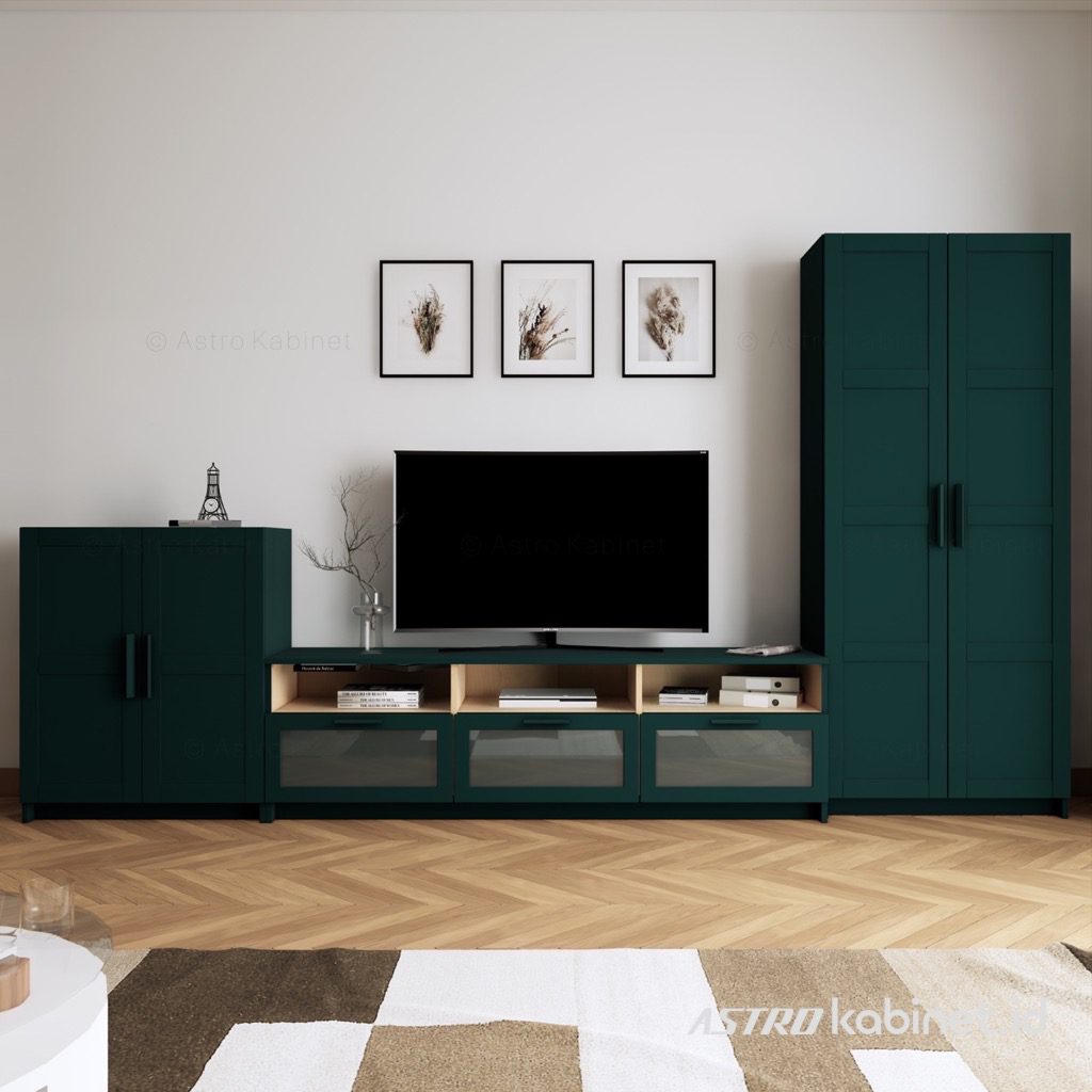 BROOKS TV cabinet 338x41x190 Green