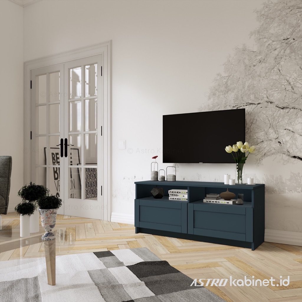 BROOKS meja tv, 120x41x53, Blue