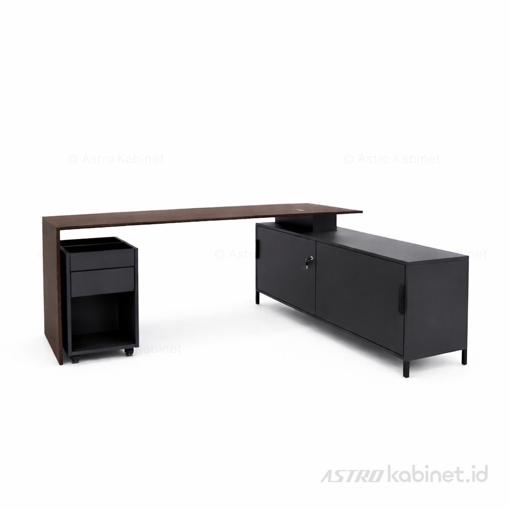 DEX Meja bentuk L untuk ruang 180X140 cm