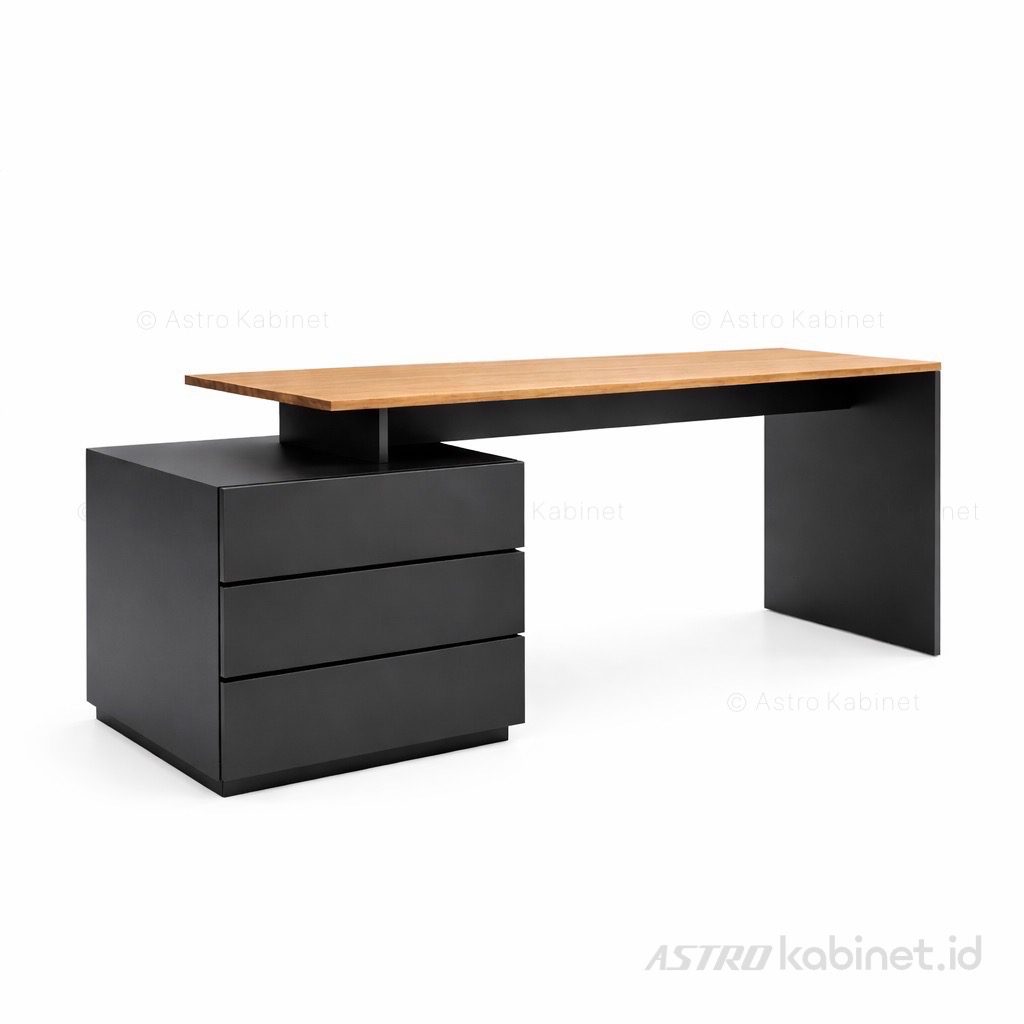 HYROX Meja kantor kontemporer, 203x70x75cm