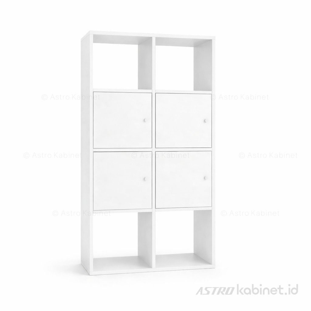 KOLE lemari terbuka dengan storage 77x39x147 cm