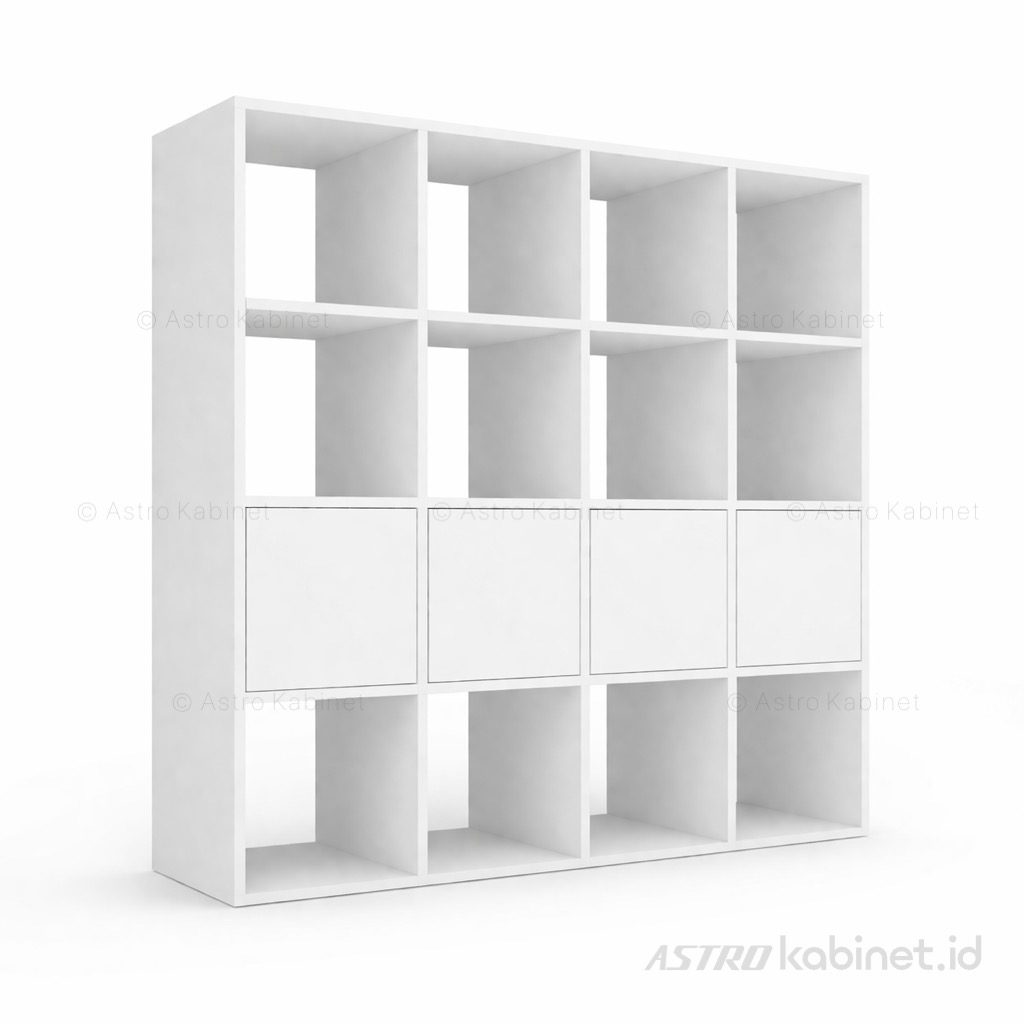 KOLE lemari terbuka kombinasi storage, 147x39x147cm