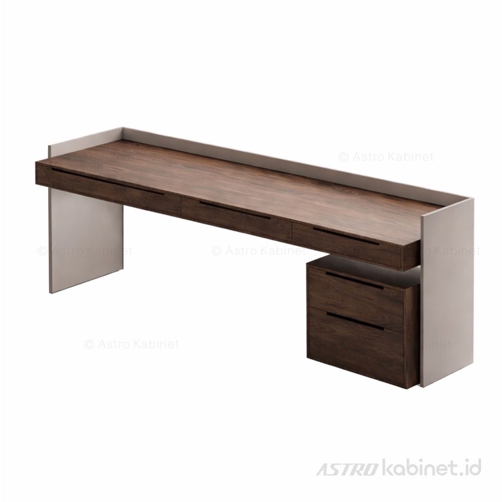 MARS Meja kerja 5 laci, 180x72x75cm