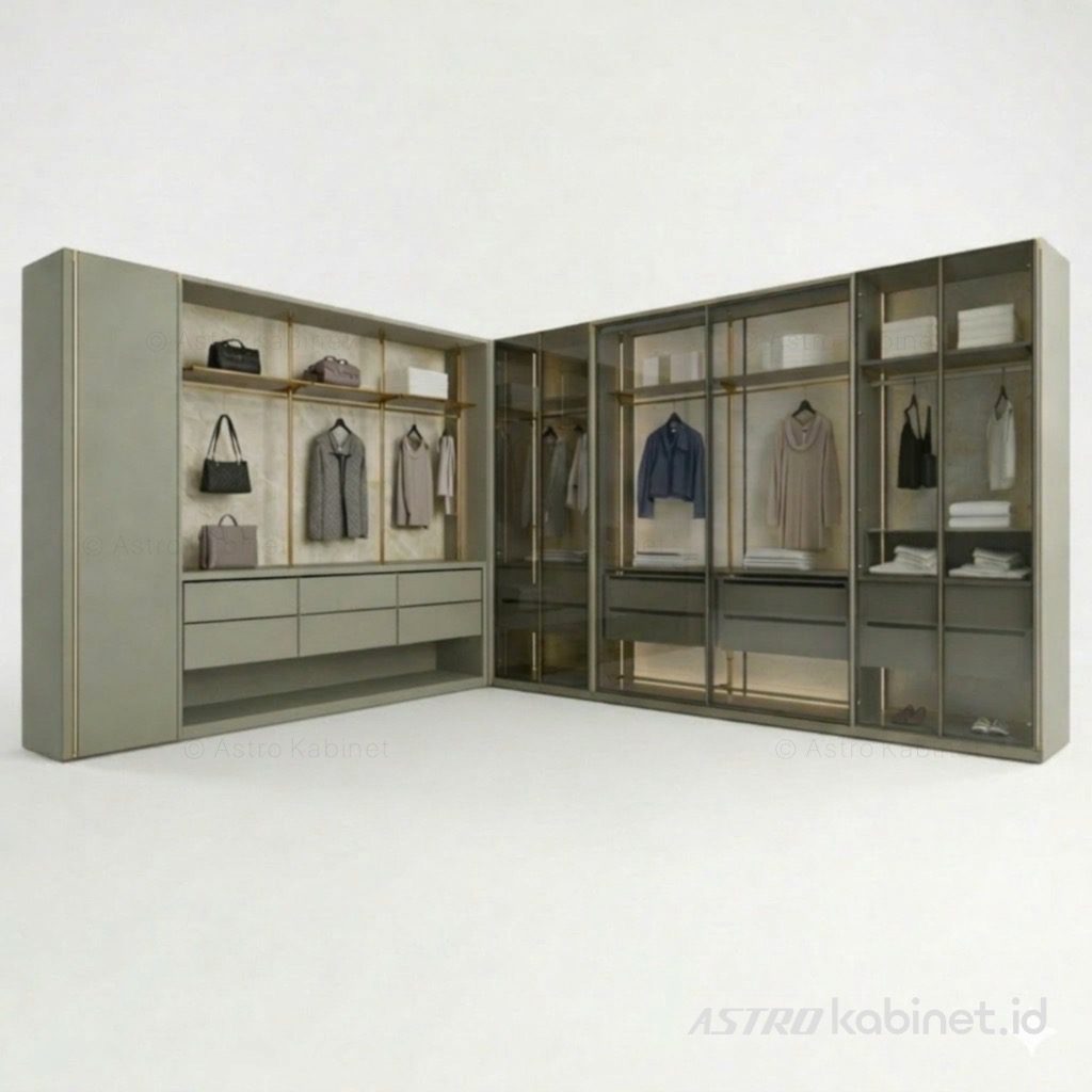 OLIVE Walkin closet, 370x400cm