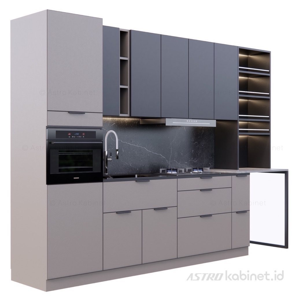 ONYX Kitchen dengan meja, 327x220cm